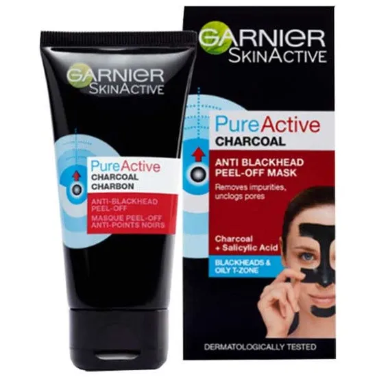 Garnier Pure Active Charcoal Anti Blackhead Peel Off Mask