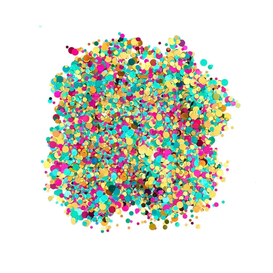 Stargazer Confetti Face Glitter Green