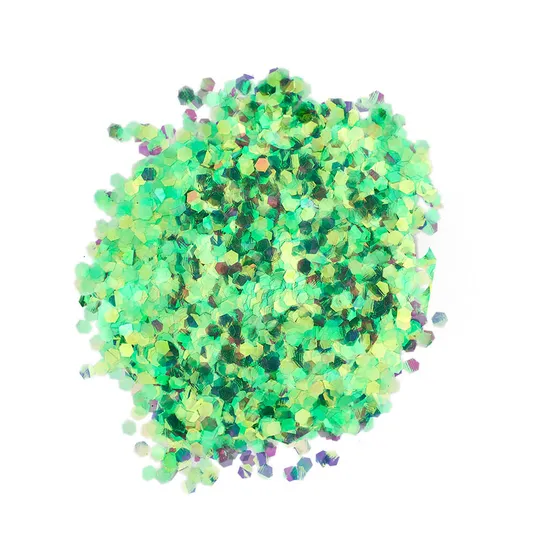 Stargazer Chunky Face Glitter Uv Green