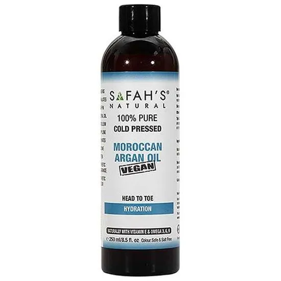 Safah Natural Cold Pressed Head To Toe Hydration Moroccan Argan Oil