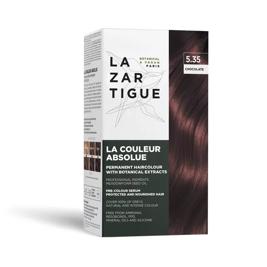 Lazartigue La Couleur Absolue Permanent Hair Colour 5.35 Medium Chocolate Brown