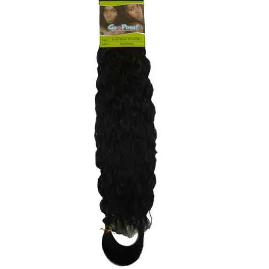 Go Posh Synthetic Afro Wave 18 / P1b/30 (Light Copper Streak)