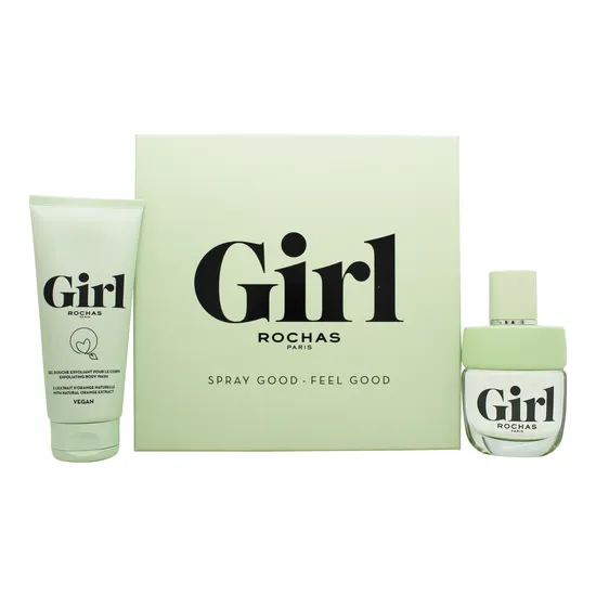 Rochas Girl Gift Set 60ml Eau De Toilette + 100ml Shower Gel