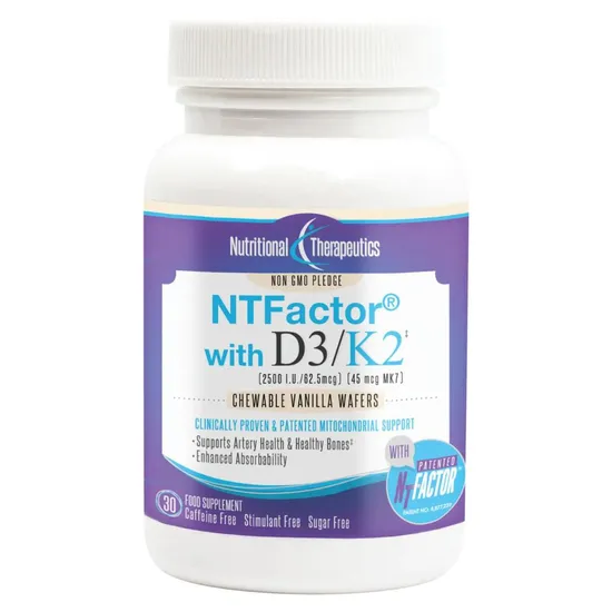 Nutritional Therapeutics NT Factor w/Vitamin D3/K2 Vanilla Chewables