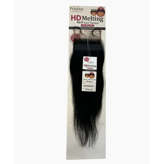 Mane Concept Hair Pristine 4 X 4 HD Melting Straight Closure