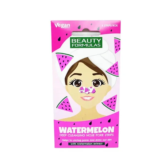 Beauty Formulas Watermelon Deep Cleansing Nose Pore Strips
