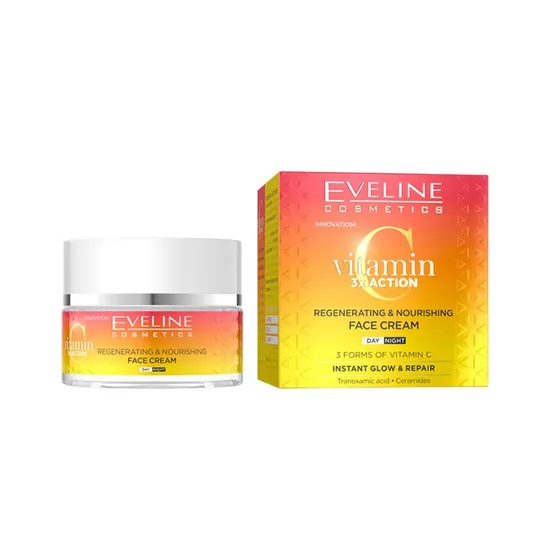 Eveline Vitamin C 3x Action Regenerating & Nourishing Face Cream