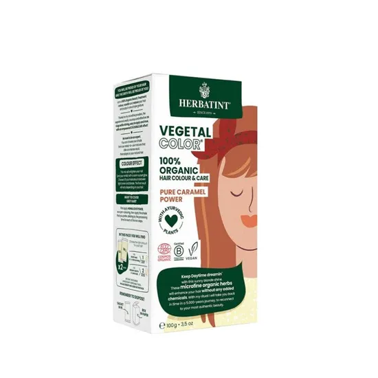 Herbatint Vegetal Organic Hair Colour Pure Caramel Power