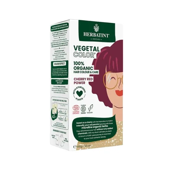 Herbatint Vegetal Organic Hair Colour Cherry Red Power