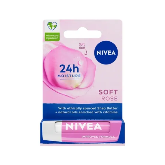 Nivea Soft Rose 24h Lip Care
