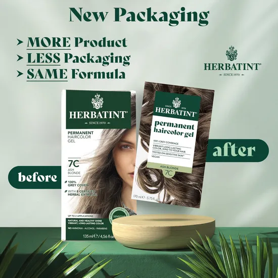 Herbatint Permanent Hair Colour Gel 7C Ash Blonde