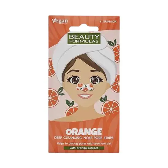 Beauty Formulas Orange Deep Cleansing Nose Pore Strips