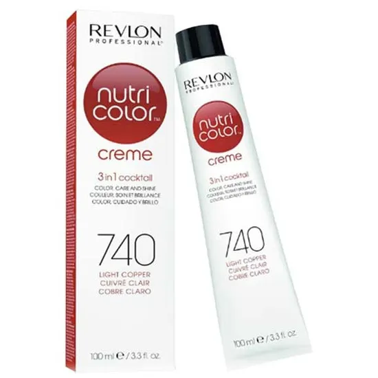Revlon Nutri Colour 3 In 1 Cocktail Colour Creme 100Ml / 740 Light Copper