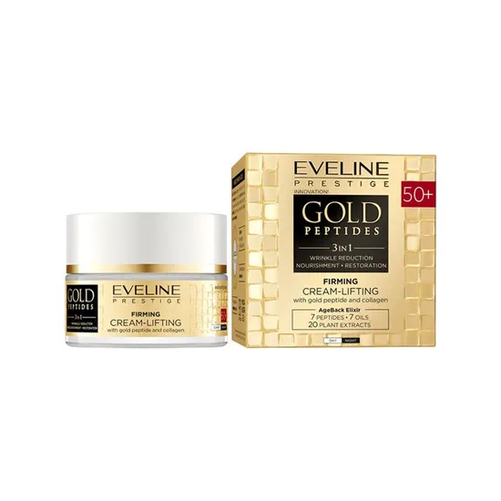 Eveline Gold Peptides 3-In-1 Firming Cream Lifting 50 Plus