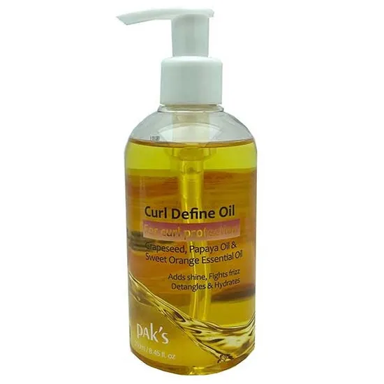 Paks Curl Define Oil For Curl Protection