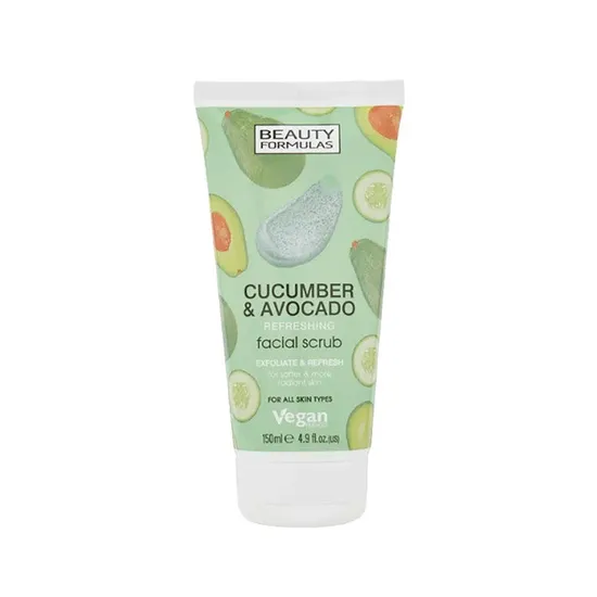 Beauty Formulas Cucumber & Avocado Facial Scrub
