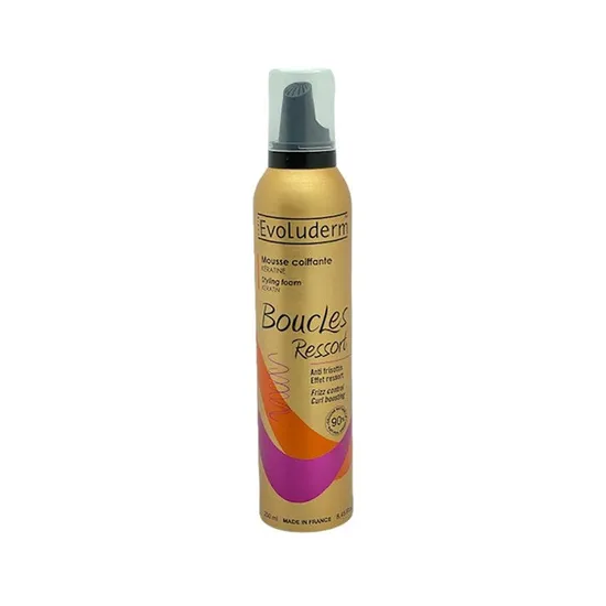 Evoluderm Boucles Ressort Frizz Control Curl Boosting Foam