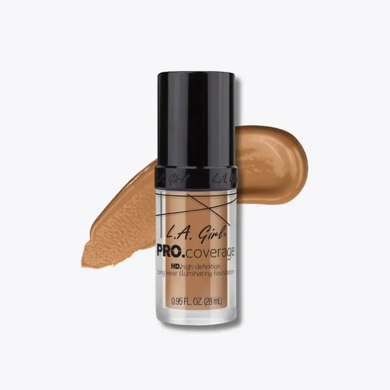 L.A. Girl Pro.Coverage HD Long Wear Illuminating Liquid Foundation Beige