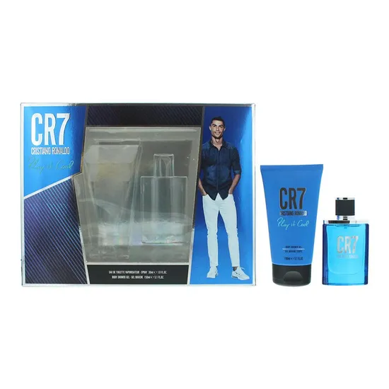 Cristiano Ronaldo CR7 Play It Cool Gift Set 30ml Eau De Toilette + 150ml Shower Gel