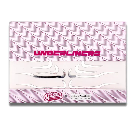 Glisten Cosmetics Underliners Chrome Makeup Stickers Face Lace