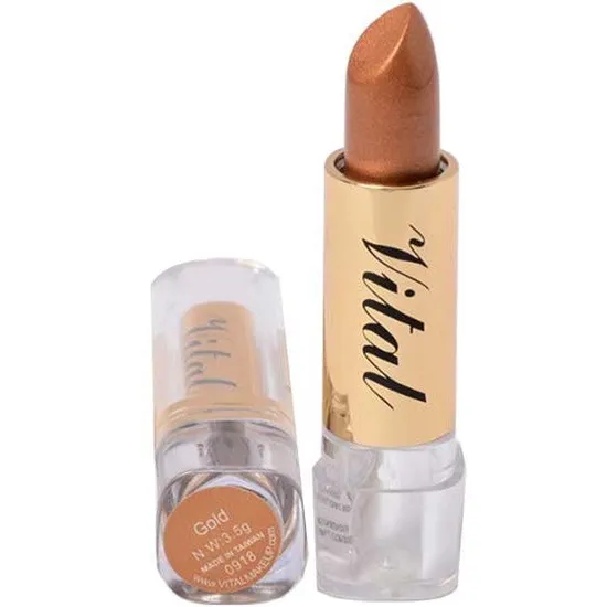 Vital Makeup Moisturising Lipstick Gold