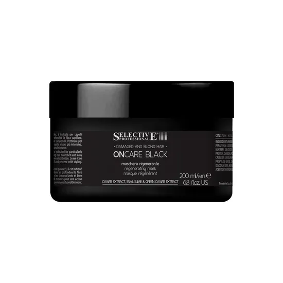 Selective Professional Oncare Intensive Black Mask For Damaged Hair 200ml