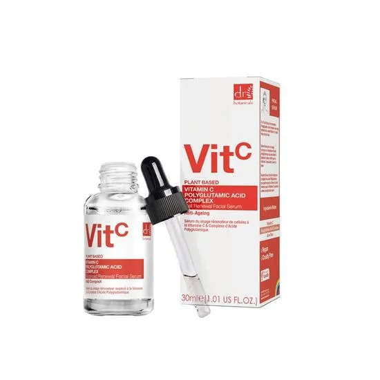 Dr Botanicals Vitamin C 3% & Polyglutamic Acid Complex 1% & Brightening Facial Serum