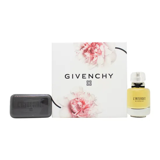 GIVENCHY L'Interdit Gift Set 50ml Eau De Parfum + 150g Soap