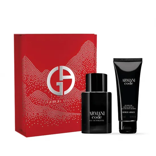 Giorgio Armani Code Gift Set 50ml Eau De Toilette + 75ml Shower Gel