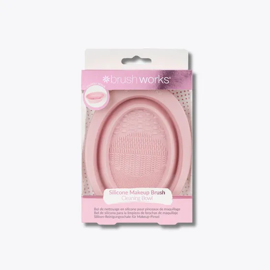 Brushworks Silicone Makeup Brush Cleaning Bowl