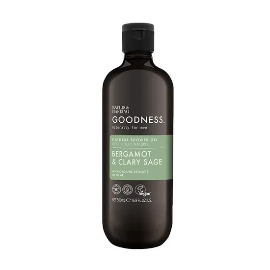 Baylis & Harding Goodness Men's Shower Gel Bergamot & Clary Sage