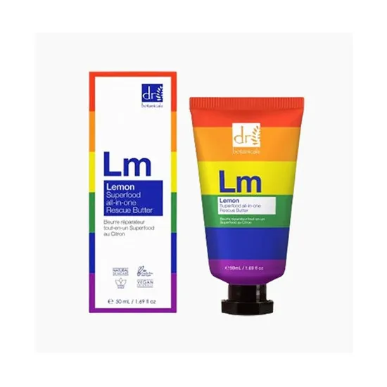 Dr Botanicals Pride Edition Lemon Superfood All-In-One Rescue Butter