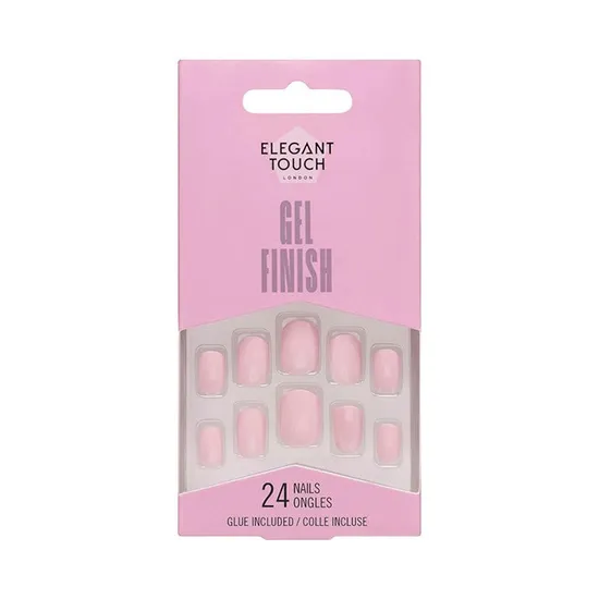 Elegant Touch Perfect Pink Nail Gel Finish