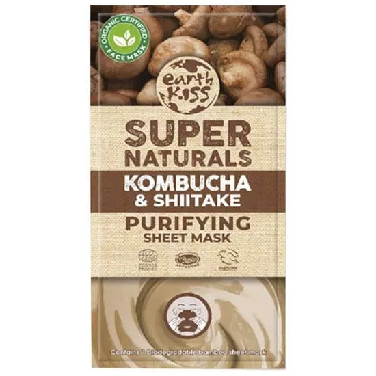 Montagne Jeunesse Earth Kiss Super Naturals Kombucha & Shiitake Purifying Sheet Mask