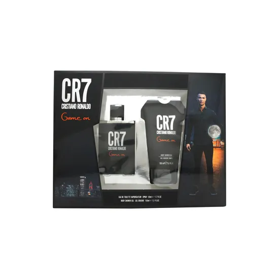 Cristiano Ronaldo CR7 Game On Gift Set 50ml Eau De Toilette + 150ml Shower Gel