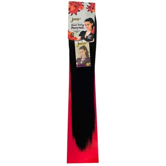 Jazzy Yaki Synthetic Drawstring Ponytail 14 / 1B/33