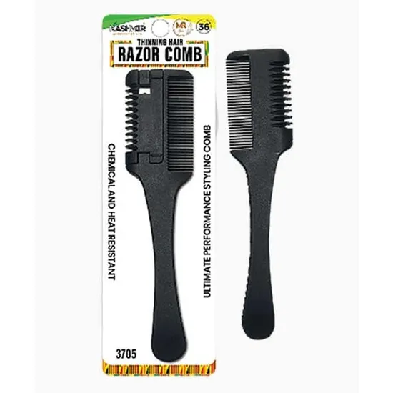 Kashmir Thinning Hair Razor Comb 3705
