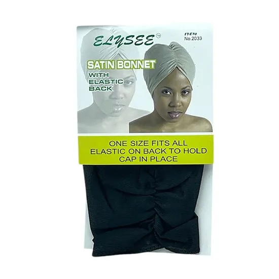 Elysee Star Satin Bonnet With Elastic Back