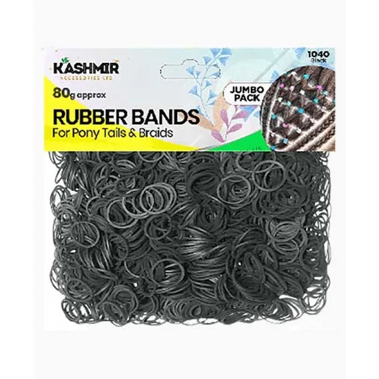 Kashmir Rubber Bands 1040 Black