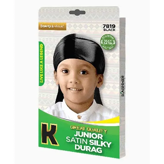Kashmir Beauty Ambition Great Quality Junior Satin Silky Durag 7819