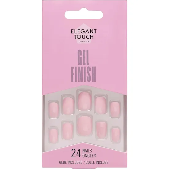 Elegant Touch Perfect Pink Nail Gel Finish