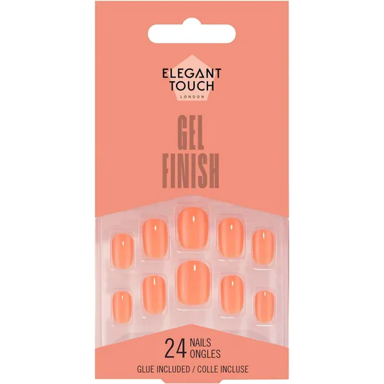 Elegant Touch Apricot Crush Nail Gel Finish