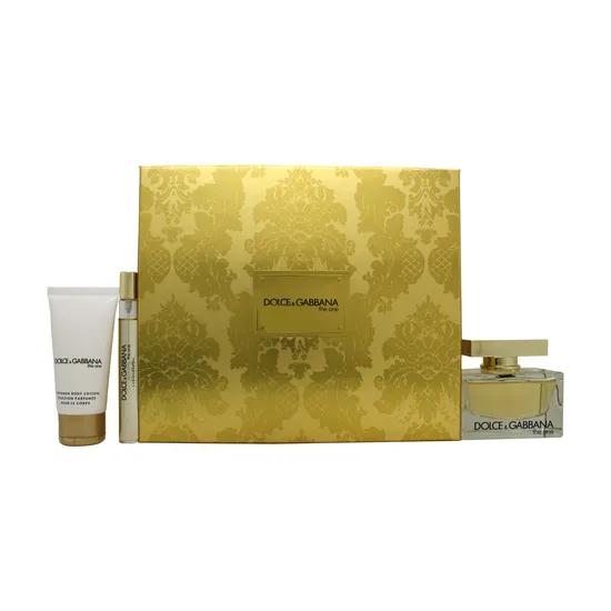 Dolce & Gabbana The One Gift Set 75ml Eau De Parfum + 10ml Eau De Parfum + 50ml Body Lotion