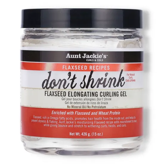 Aunt Jackie's Don't Shrink Flaxseed Elongating Curling Gel