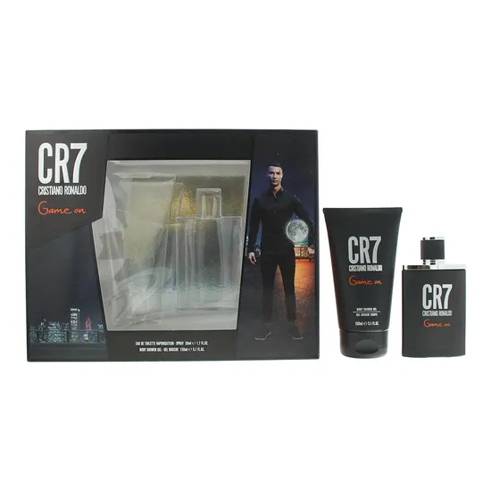 Cristiano Ronaldo CR7 Game On Gift Set 50ml Eau De Toilette + 150ml Shower Gel