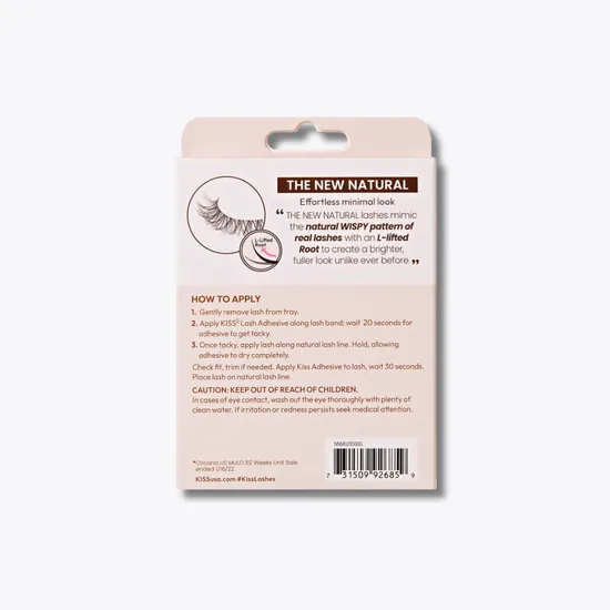 Kiss The New Natural Multipack Strip Eyelashes