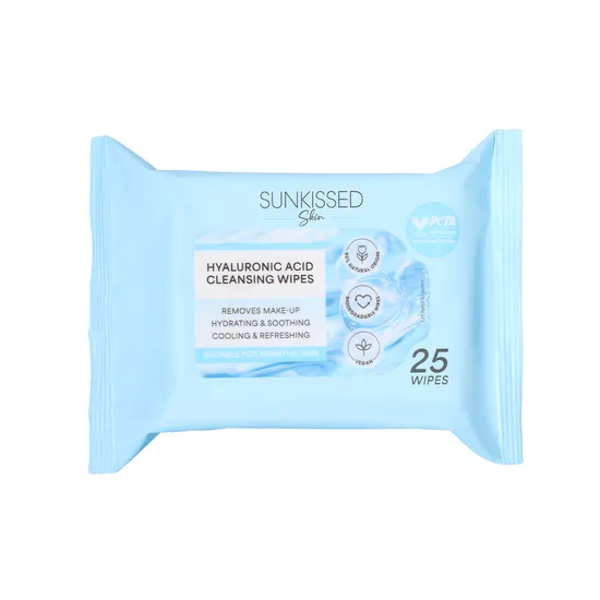 Sunkissed Skin Hyaluronic Acid Cleansing Wipes