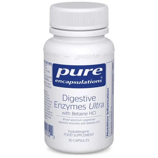 Pure Encapsulations Digestive Enzymes Ultra With Betaine HCl Capsules