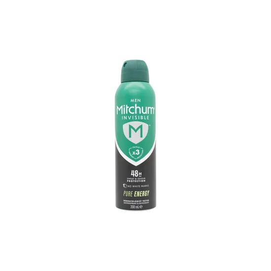 Mitchum Invisible 48hr Pure Energy Antiperspirant Deodorant Spray