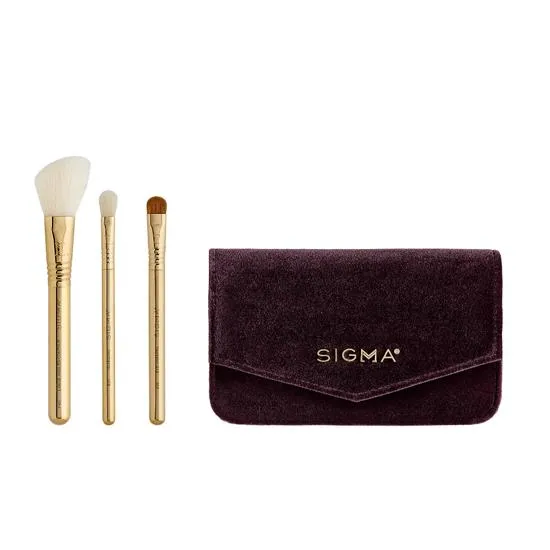 Sigma Beauty Elite Essential Trio Brush Set